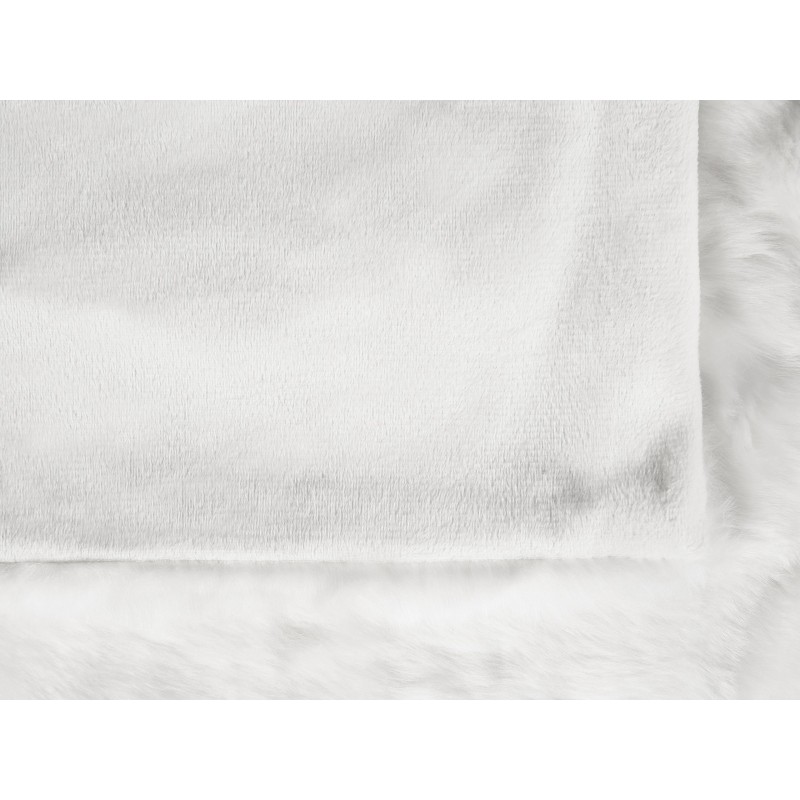 Koc TOURZA 180 x 220 cm Biały