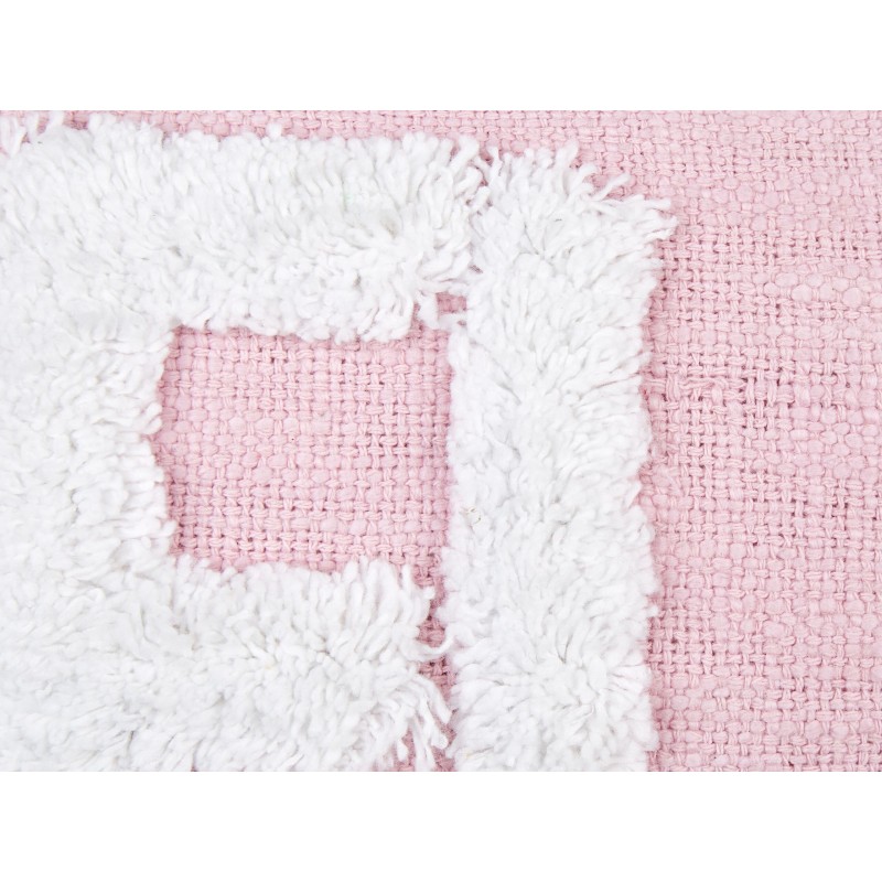 2 bawełniane poduszki dekoracyjne 30 x 50 cm pastelowy róż RELAXIFY