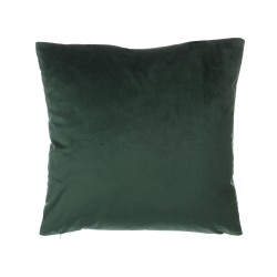 Zestaw 2 poduszek dekoracyjnych FREESIA Welur 45 x 45 cm Ciemnozielony Wzór roślinny