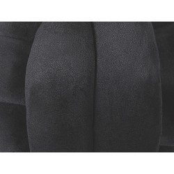 Poduszka dekoracyjna MALNI Welur 20 x 20 cm Czarny Jednolity