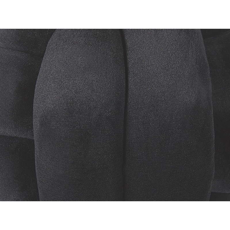 Poduszka dekoracyjna MALNI Welur 20 x 20 cm Czarny Jednolity