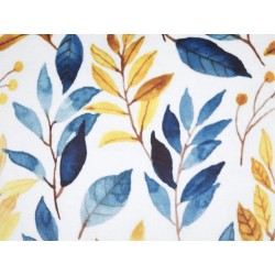 Poduszka dekoracyjna CATTLEYA Welur 45 x 45 cm Kolorowy Wzór roślinny