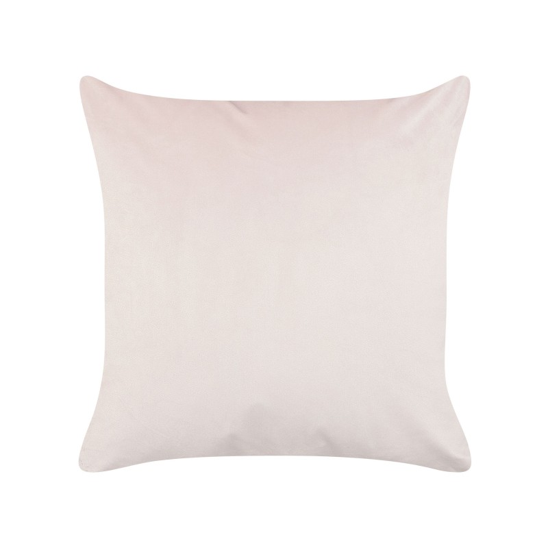 Zestaw 2 poduszek dekoracyjnych CHRYSANTHEMUM Welur 45 x 45 cm Ciemnoniebieski Wzór roślinny