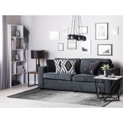 Zestaw 2 poduszek dekoracyjnych COLEUS Bawełna 45 x 45 cm Czarny Wzór geometryczny