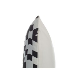 Zestaw 2 poduszek dekoracyjnych COLEUS Bawełna 45 x 45 cm Czarny Wzór geometryczny