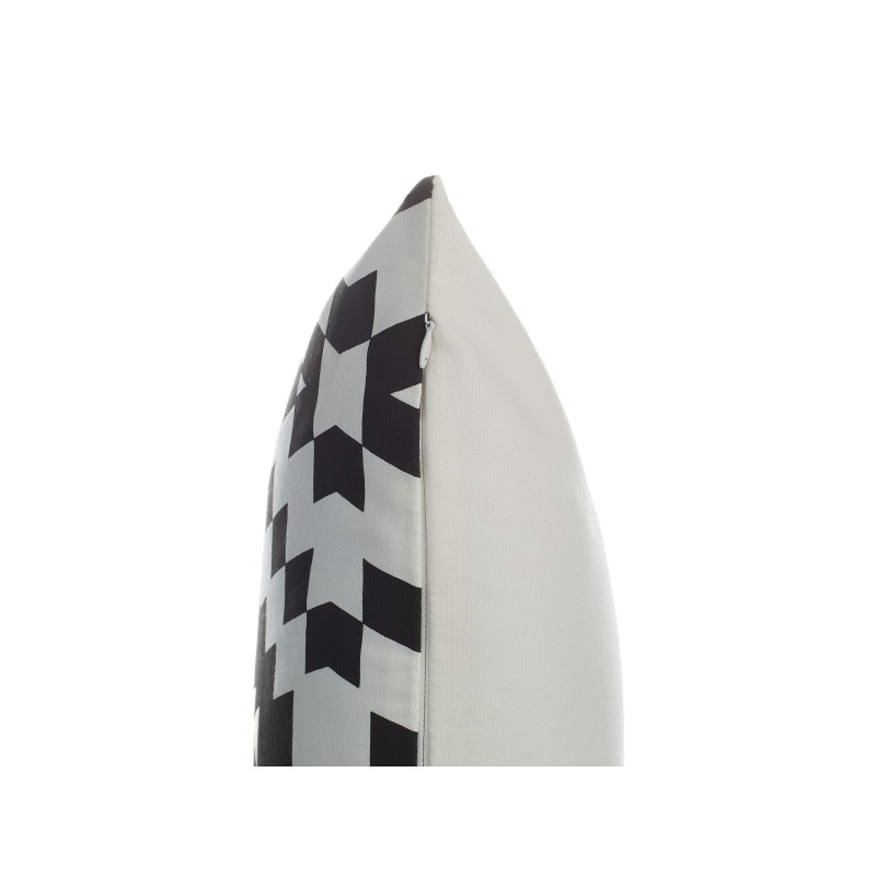 Zestaw 2 poduszek dekoracyjnych COLEUS Bawełna 45 x 45 cm Czarny Wzór geometryczny