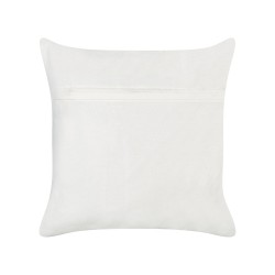 Zestaw 2 poduszek dekoracyjnych CADETIA Bawełna 45 x 45 cm Biały Jednolity