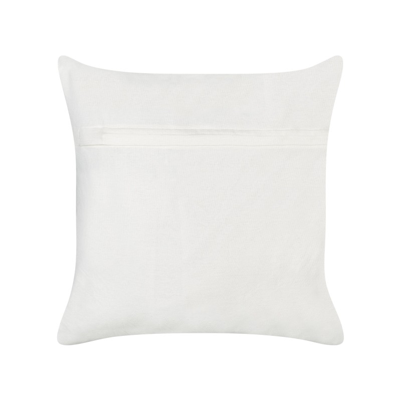 Zestaw 2 poduszek dekoracyjnych CADETIA Bawełna 45 x 45 cm Biały Jednolity