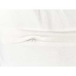 Zestaw 2 poduszek dekoracyjnych CADETIA Bawełna 45 x 45 cm Biały Jednolity