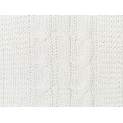 Zestaw 2 poduszek dekoracyjnych CADETIA Bawełna 45 x 45 cm Biały Jednolity