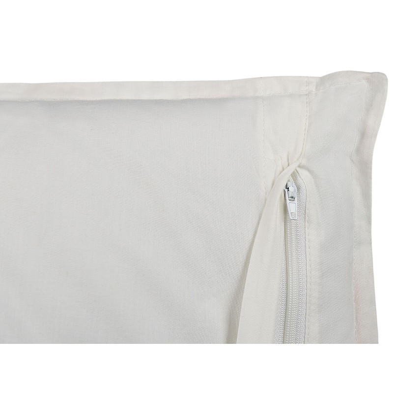 Zestaw 2 poduszek dekoracyjnych MEADIA Bawełna 45 x 45 cm Czerwony Wzór kwiatowy