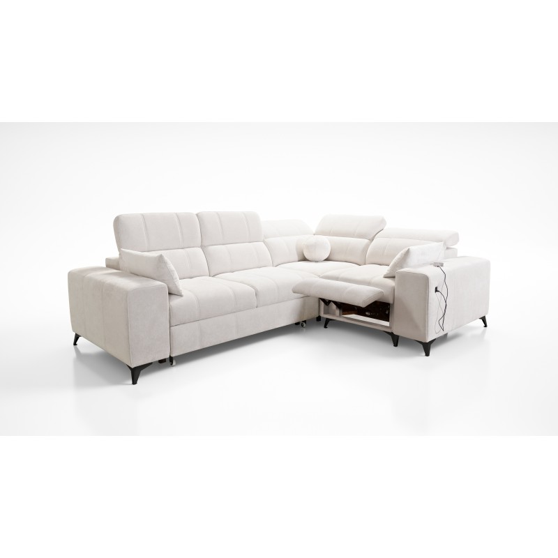 Ecksofa Ballagio II Mix mit Schlaf- und Relaxfunktion | Beste Qualität Flechtwerk, Spring 1116