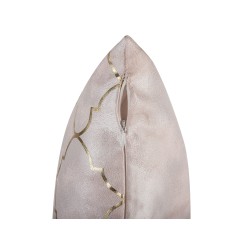 Zestaw 2 poduszek dekoracyjnych ALYSSUM 45 x 45 cm Różowy Wzór marokańskiej koniczyny