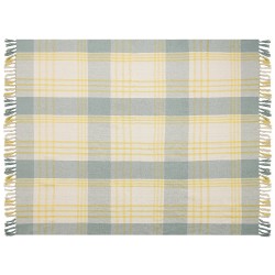 Koc BETALI Bawełna 125 x 150 cm Żółty