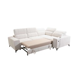 Ecksofa Ballagio II Mix mit Schlaf- und Relaxfunktion | Beste Qualität Flechtwerk, Spring 1116