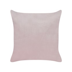 2 welurowe poduszki dekoracyjne haftowane w chmury 45 x 45 cm różowe IPOMEA