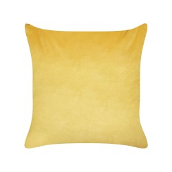 Zestaw 2 poduszek dekoracyjnych ACONITUM Welur 45 x 45 cm Żółty Wzór zwierzęcy