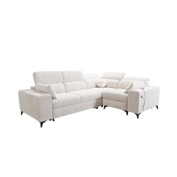 Ecksofa Ballagio II Mix mit Schlaf- und Relaxfunktion | Beste Qualität Flechtwerk, Spring 1116