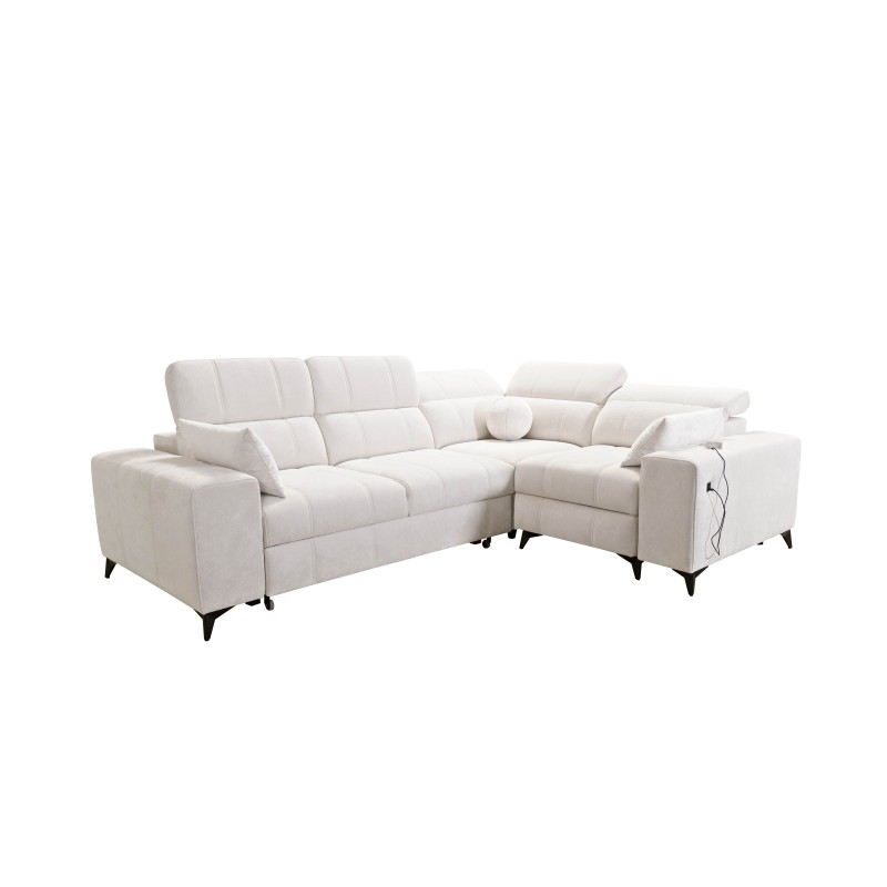 Ecksofa Ballagio II Mix mit Schlaf- und Relaxfunktion | Beste Qualität Flechtwerk, Spring 1116