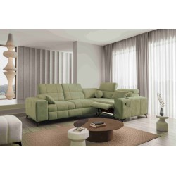Ecksofa Ballagio II Mix mit Schlaffunktion und Relaxfunktion | Beste Qualität Geflecht, Spring 1115
