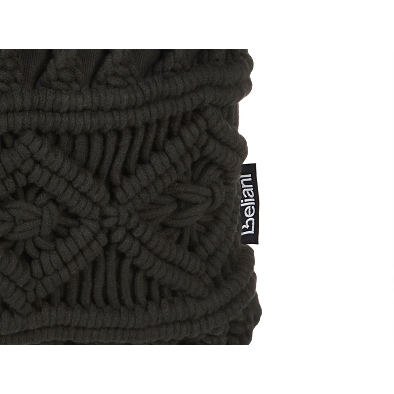 Zestaw 2 poduszek dekoracyjnych MUDANYA Bawełna 45 x 45 cm Czarny Wzór geometryczny