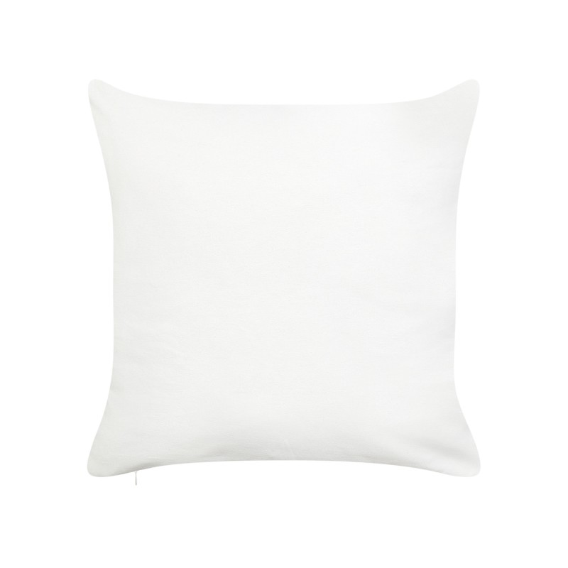 Zestaw 2 poduszek dekoracyjnych PRETZEL Bawełna 45 x 45 cm Biały Wzór świąteczny