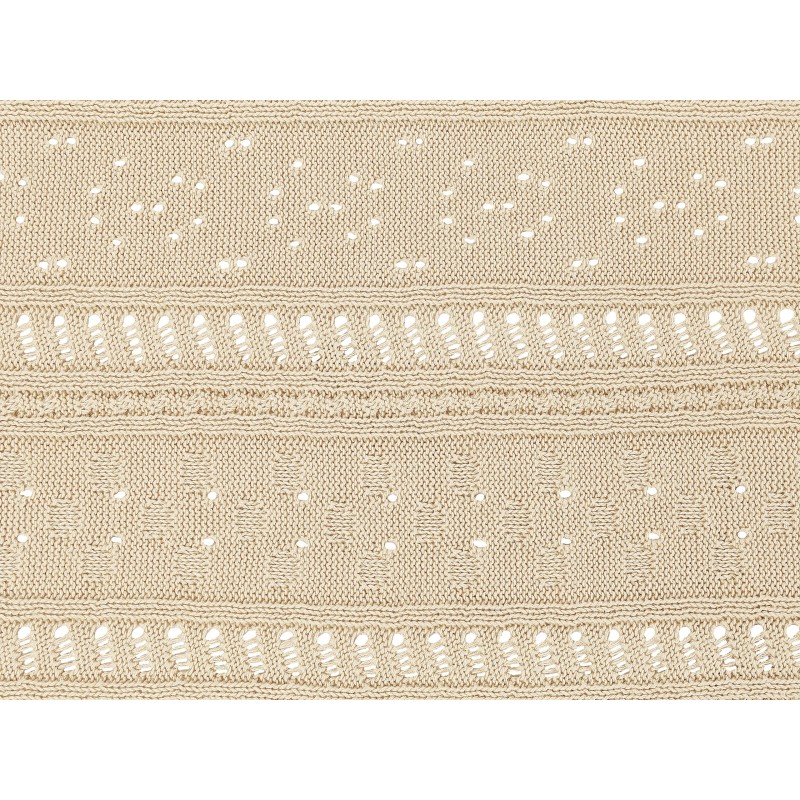 Narzuta na łóżko DAULET Bawełna 150 x 200 cm Beżowy