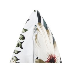 Zestaw 2 poduszek dekoracyjnych OKRA Welur 45 x 45 cm Kolorowy Wzór roślinny