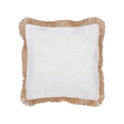 Zestaw 2 poduszek dekoracyjnych AGRIMONY 45 x 45 cm Beżowy Wzór orientalny