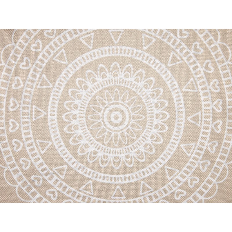 Zestaw 2 poduszek dekoracyjnych AGRIMONY 45 x 45 cm Beżowy Wzór orientalny