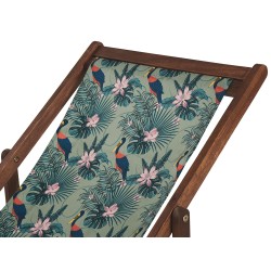 Zestaw 2 wymiennych tkanin do leżaków ogrodowych ANZIO/AVELLINO Kolorowy