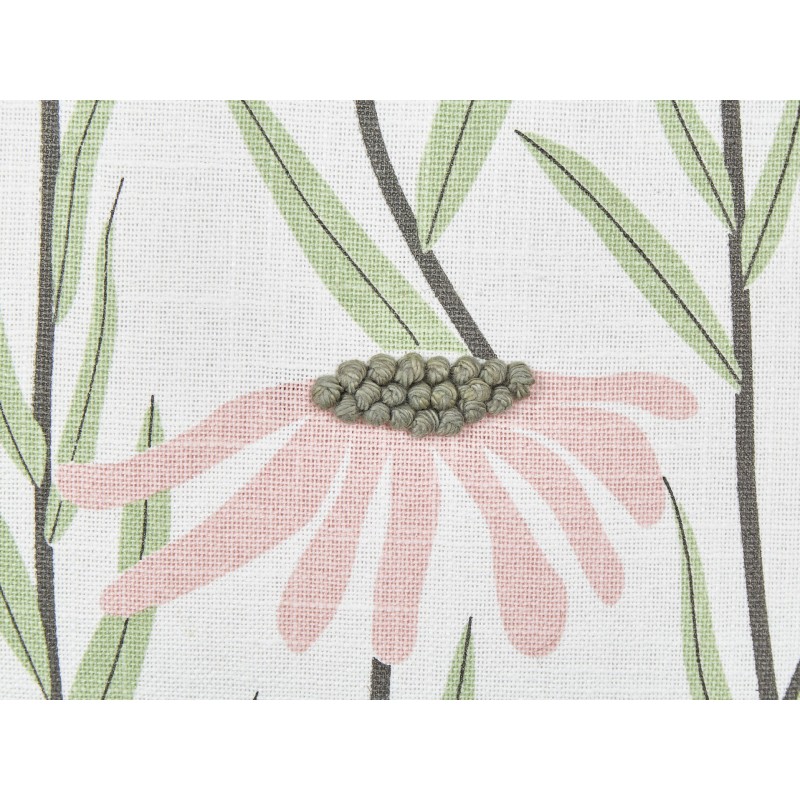 Zestaw 2 poduszek dekoracyjnych GYNURA Bawełna 45 x 45 cm Kolorowy Wzór kwiatowy