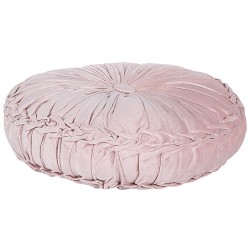 Poduszka dekoracyjna UDALA 40 x 40 cm Różowy Jednolity