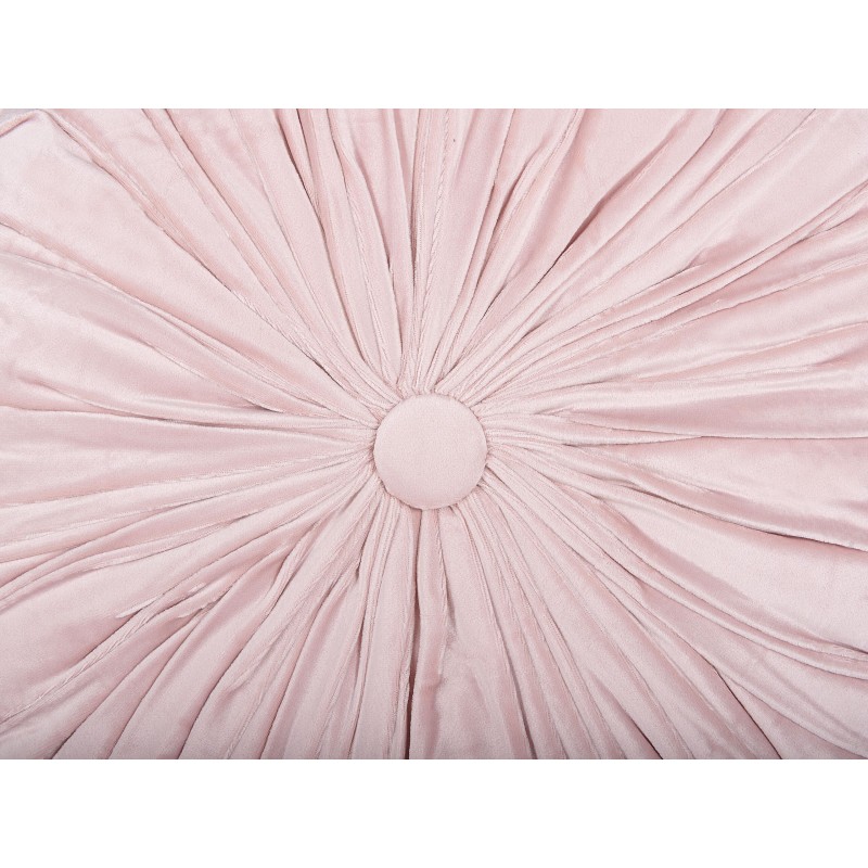 Poduszka dekoracyjna UDALA 40 x 40 cm Różowy Jednolity