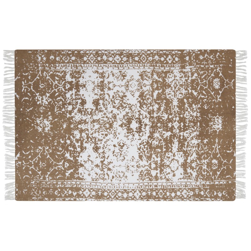 Koc PAZARYERI Bawełna 130 x 180 cm Brązowy