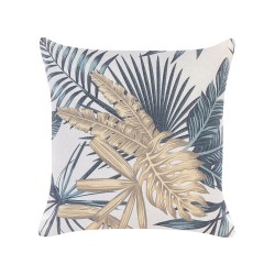 Zestaw 2 poduszek dekoracyjnych TAGETES 45 x 45 cm Kolorowy Wzór roślinny