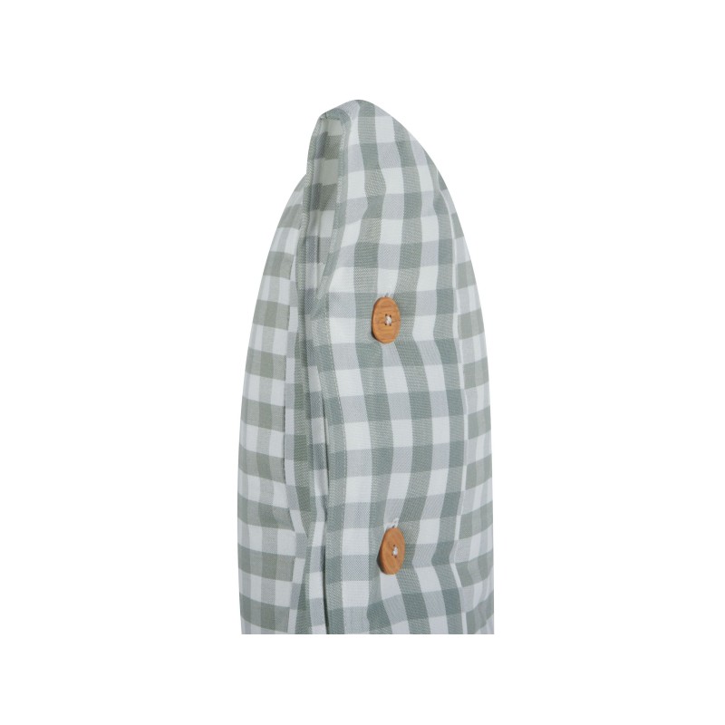 Poduszka dekoracyjna TALYA 45 x 45 cm Miętowy W kratkę