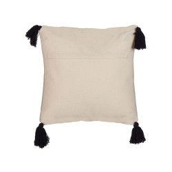 Zestaw 2 poduszek dekoracyjnych DEADNETTLE Bawełna 45 x 45 cm Beżowy Wzór geometryczny