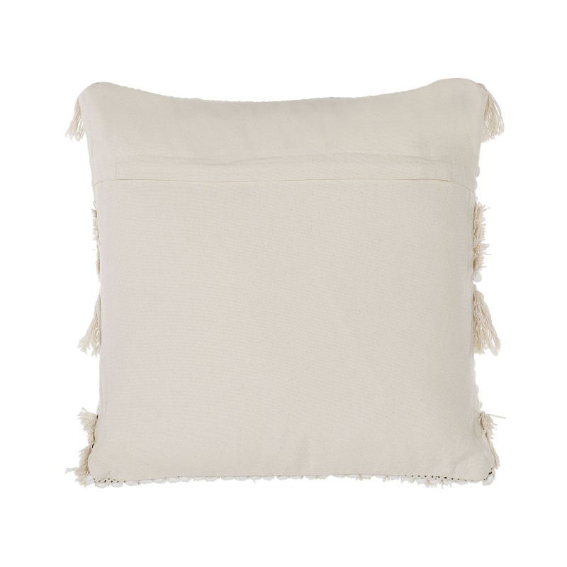 Zestaw 2 poduszek dekoracyjnych VILLUR Bawełna 45 x 45 cm Beżowy W paski