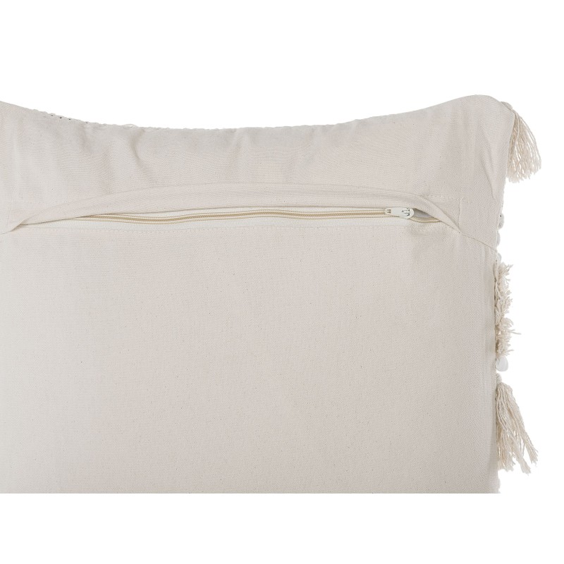 Zestaw 2 poduszek dekoracyjnych VILLUR Bawełna 45 x 45 cm Beżowy W paski