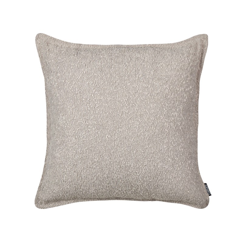 Zestaw 2 poduszek dekoracyjnych SENECIA Boucle 45 x 45 cm Beżowy Jednolity