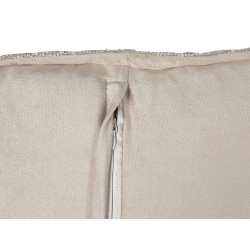 Zestaw 2 poduszek dekoracyjnych SENECIA Boucle 45 x 45 cm Beżowy Jednolity