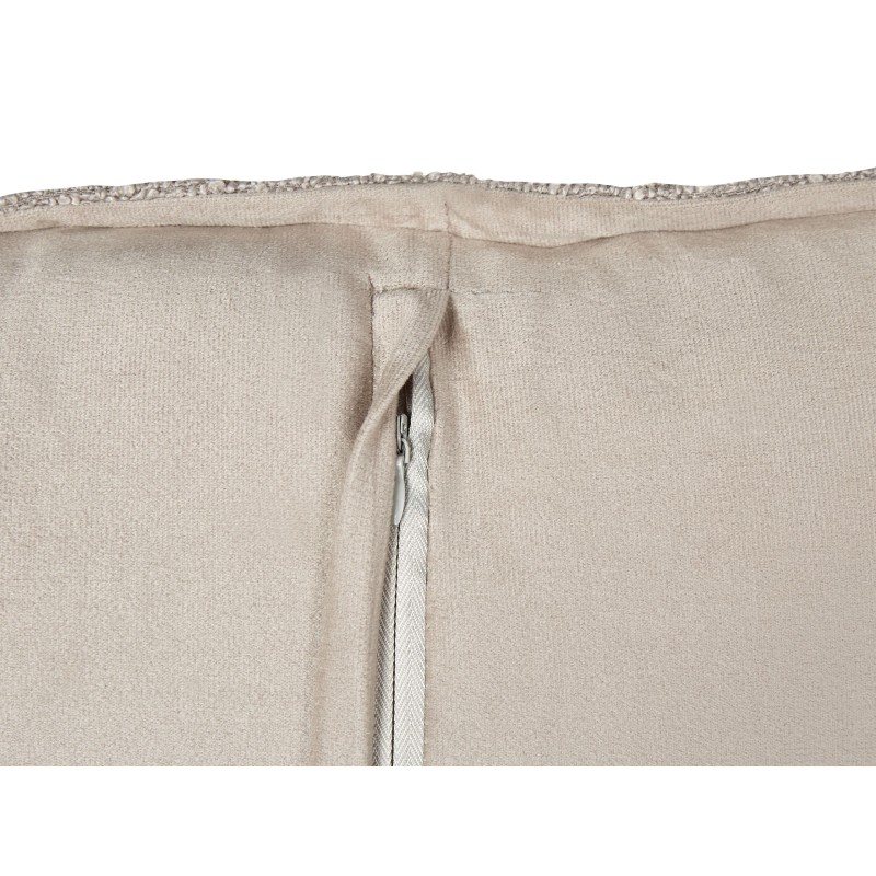 Zestaw 2 poduszek dekoracyjnych SENECIA Boucle 45 x 45 cm Beżowy Jednolity