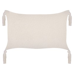 Zestaw 2 poduszek dekoracyjnych HAKONE 45 x 25 cm Beżowoszary Wzór geometryczny