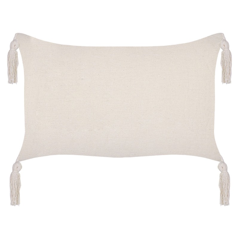 Zestaw 2 poduszek dekoracyjnych HAKONE 45 x 25 cm Beżowoszary Wzór geometryczny