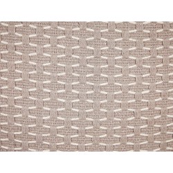 Zestaw 2 poduszek dekoracyjnych HAKONE 45 x 25 cm Beżowoszary Wzór geometryczny