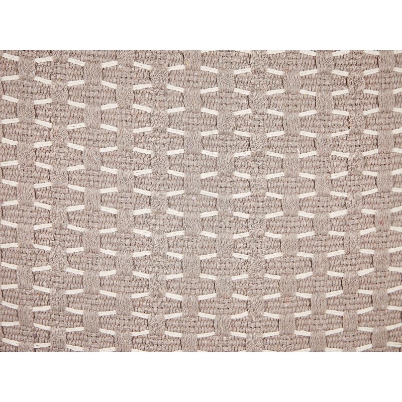 Zestaw 2 poduszek dekoracyjnych HAKONE 45 x 25 cm Beżowoszary Wzór geometryczny