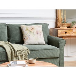 Poduszka dekoracyjna ZAHRIYE 45 x 45 cm Beżowy Wzór kwiatowy