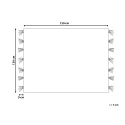 Koc SENBUK 130 x 150 cm Kolorowy
