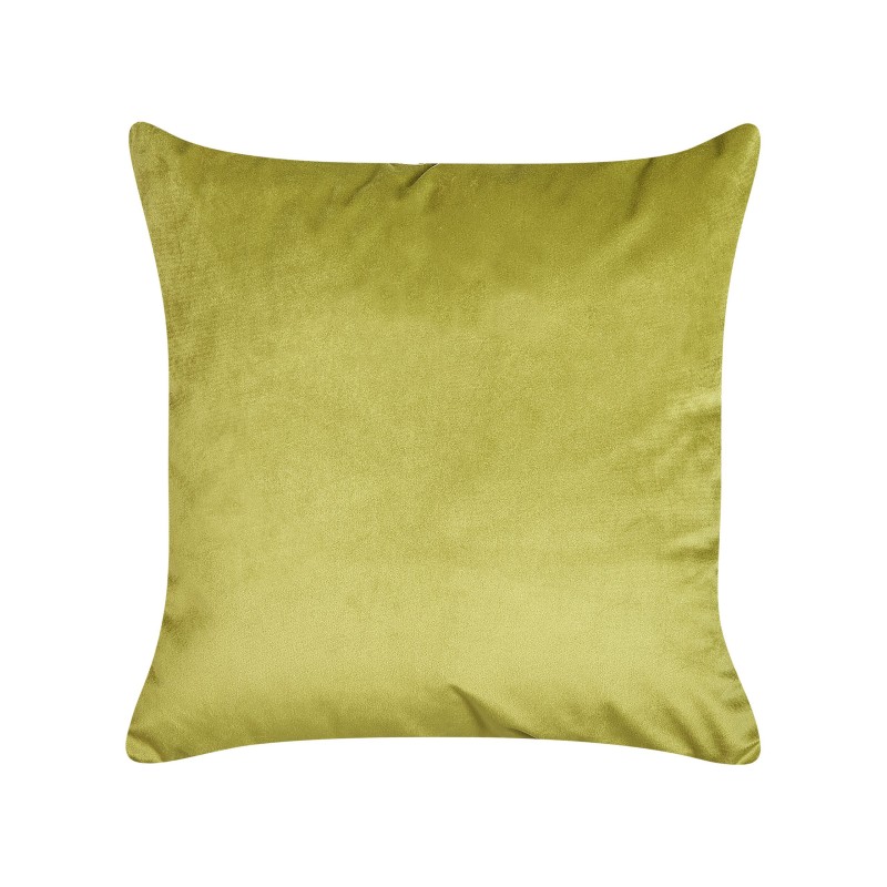 Zestaw 2 poduszek dekoracyjnych AEONIUM Welur 45 x 45 cm Oliwkowy Wzór abstrakcyjny